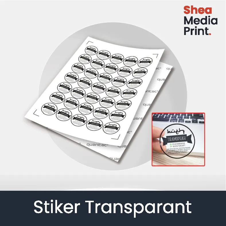 Stiker Transparant