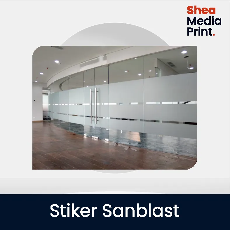 Stiker Sandblast