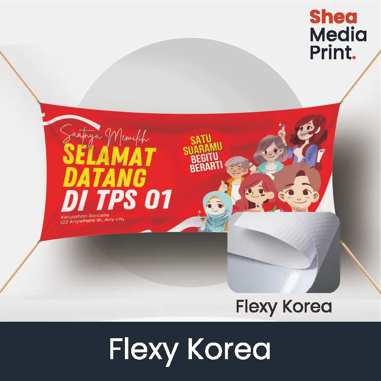Spanduk FLexy Korea